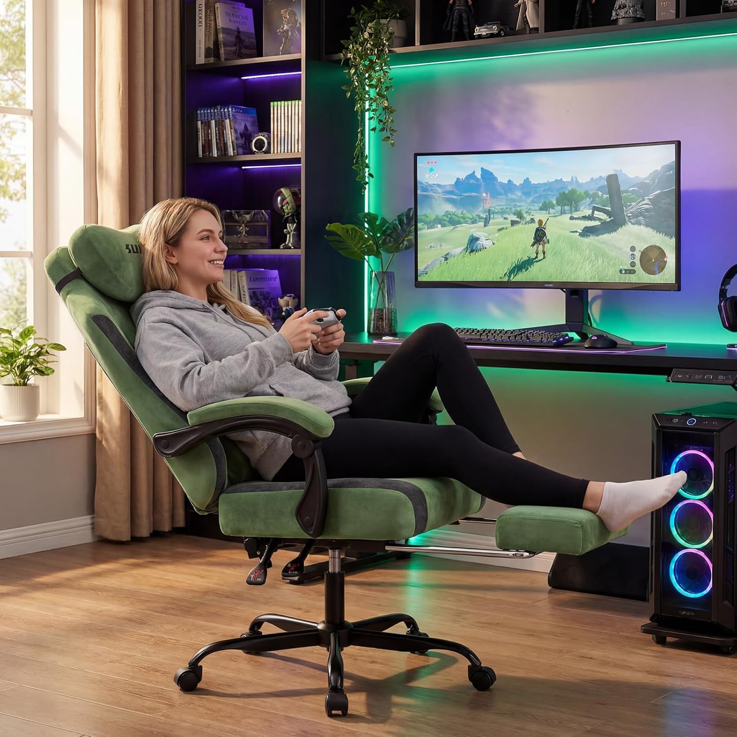 Krzesło do gier wideo z obicie – Video Gaming & Esports Usd Acc recenzja i cena