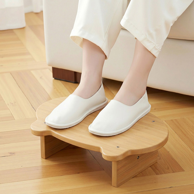Drewniana podnóżka pod stół, s – Footrest Under Desk recenzja i cena